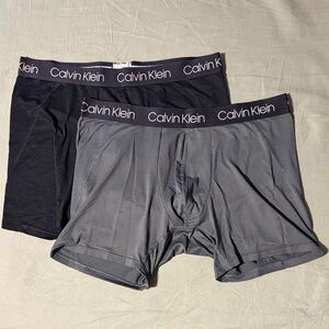 Calvin Klein Black & Gray Boxer Briefs - 2-Pack